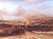 KONINCK, Philips Village on a Hill sg oil painting on canvas